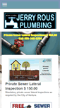 Mobile Screenshot of jerryrousplumbing.net